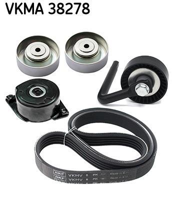 Kit de courroie d'accessoire (Courroie d’alternateur) SKF VKMA 38278